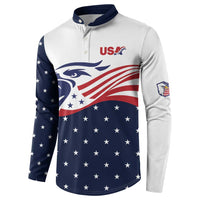 United States Soccer Button Sweatshirt Stars and Stripes Special Edition Heritage - Wonder Print Shop