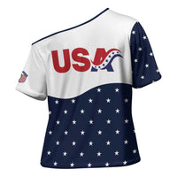 United States Soccer Cross Shoulder Shirt Stars and Stripes Special Edition Heritage - Wonder Print Shop