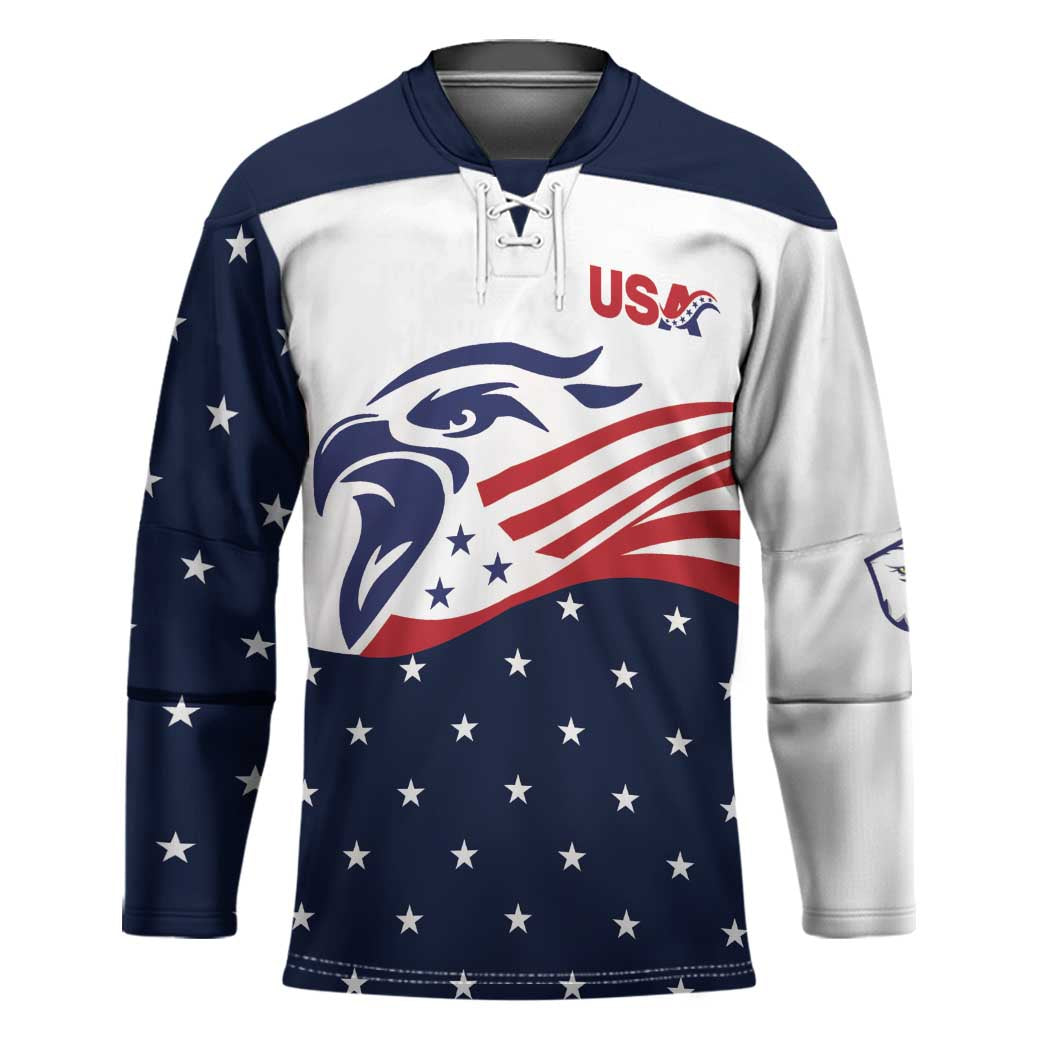 United States Soccer Hockey Jersey Stars and Stripes Special Edition Heritage - Wonder Print Shop