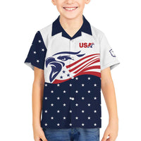 United States Soccer Kid Hawaiian Shirt Stars and Stripes Special Edition Heritage - Wonder Print Shop