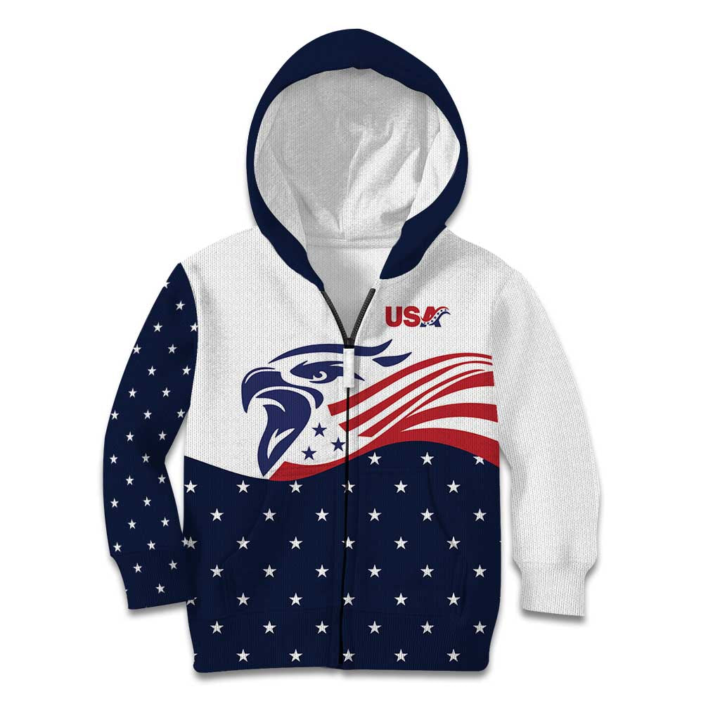 United States Soccer Kid Hoodie Stars and Stripes Special Edition Heritage - Wonder Print Shop