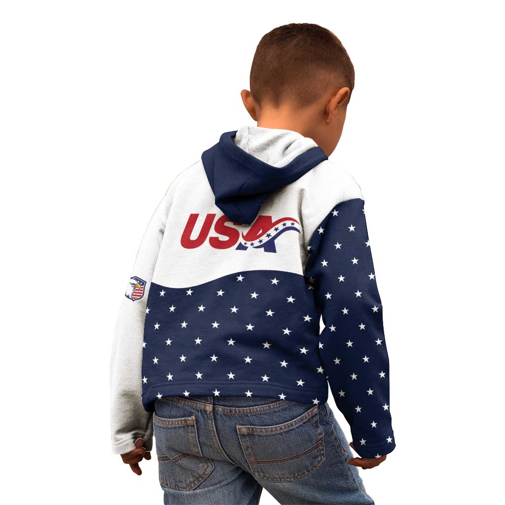 United States Soccer Kid Hoodie Stars and Stripes Special Edition Heritage - Wonder Print Shop
