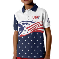 United States Soccer Kid Polo Shirt Stars and Stripes Special Edition Heritage - Wonder Print Shop