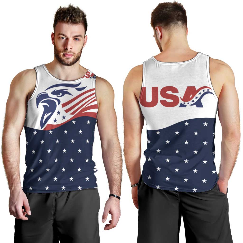 United States Soccer Men Tank Top Stars and Stripes Special Edition Heritage - Wonder Print Shop
