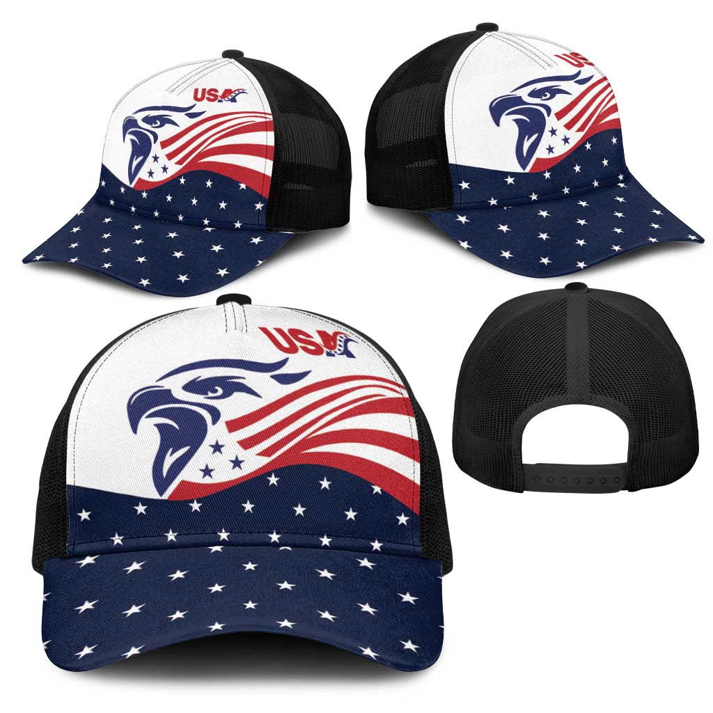 United States Soccer Mesh Trucker Cap Stars and Stripes Special Edition Heritage - Wonder Print Shop