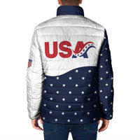 United States Soccer Padded Jacket Stars and Stripes Special Edition Heritage - Wonder Print Shop