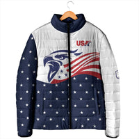 United States Soccer Padded Jacket Stars and Stripes Special Edition Heritage - Wonder Print Shop