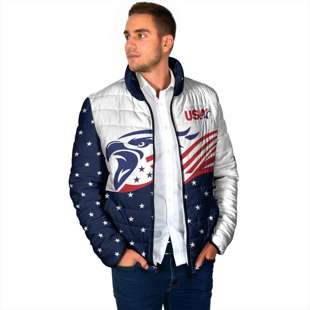 United States Soccer Padded Jacket Stars and Stripes Special Edition Heritage - Wonder Print Shop