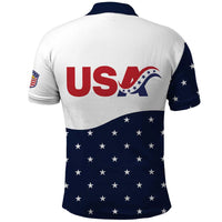 United States Soccer Polo Shirt Stars and Stripes Special Edition Heritage - Wonder Print Shop