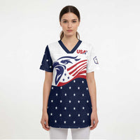 United States Soccer Scrub Top Stars and Stripes Special Edition Heritage - Wonder Print Shop