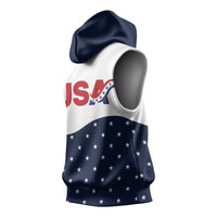 United States Soccer Sleeveless Hoodie Stars and Stripes Special Edition Heritage - Wonder Print Shop