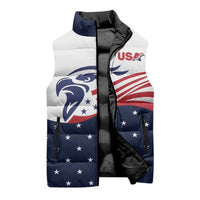 United States Soccer Sleeveless Puffer Jacket Stars and Stripes Special Edition Heritage - Wonder Print Shop