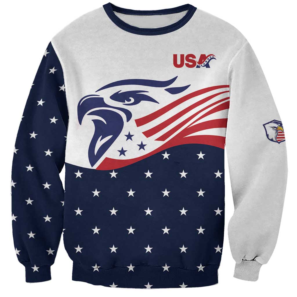 United States Soccer Sweatshirt Stars and Stripes Special Edition Heritage - Wonder Print Shop