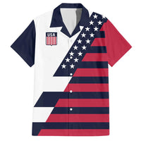 Custom World Soccer United States 2026 Hawaiian Shirt Simple Stars and Stripes - Wonder Print Shop