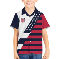 Custom World Soccer United States 2026 Hawaiian Shirt Simple Stars and Stripes - Wonder Print Shop