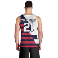 Custom World Soccer United States 2026 Men Tank Top Simple Stars and Stripes - Wonder Print Shop