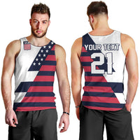 Custom World Soccer United States 2026 Men Tank Top Simple Stars and Stripes - Wonder Print Shop