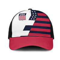 World Soccer United States 2026 Mesh Trucker Cap Simple Stars and Stripes - Wonder Print Shop