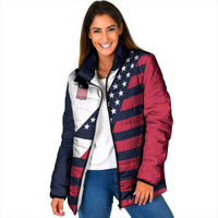 Custom World Soccer United States 2026 Padded Jacket Simple Stars and Stripes - Wonder Print Shop