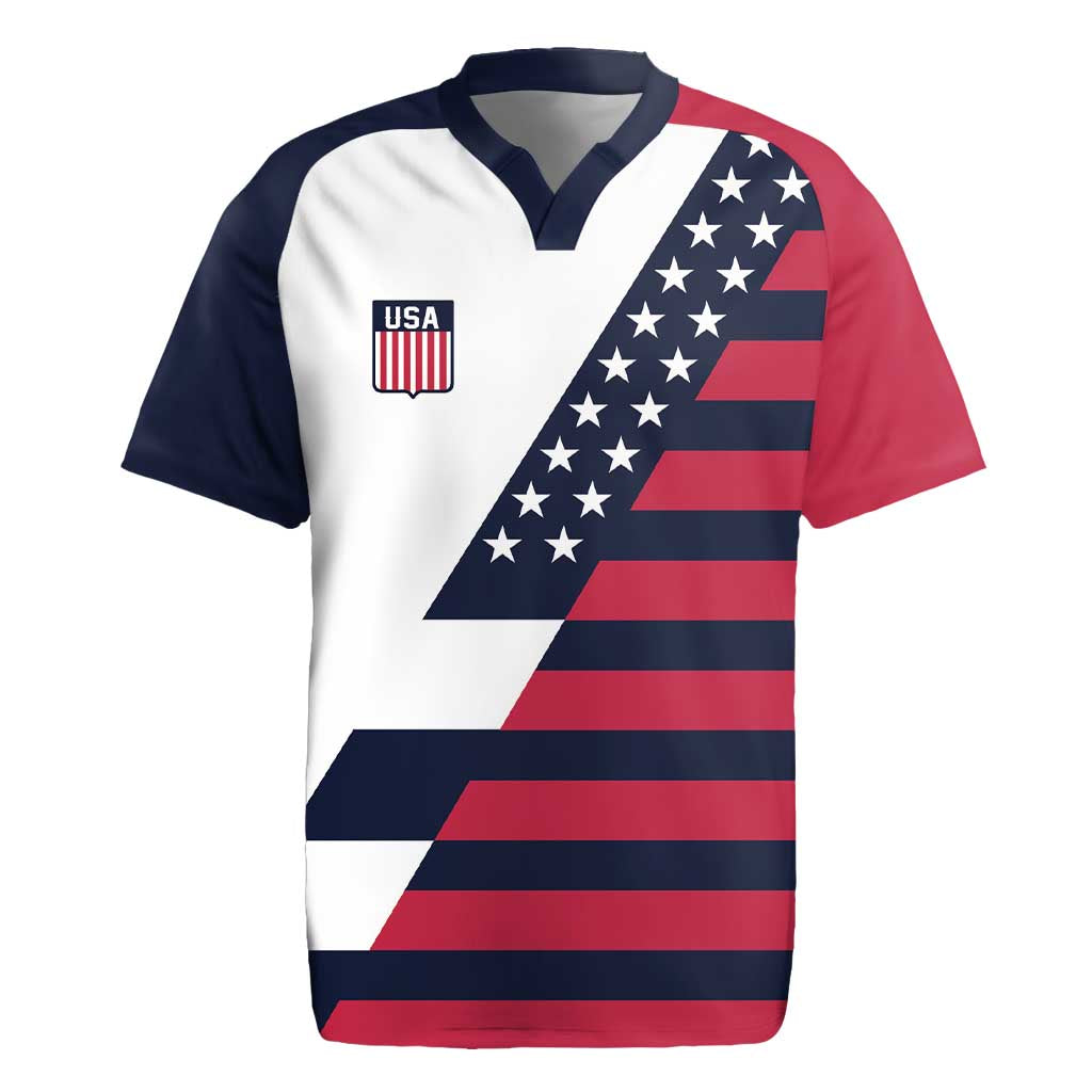 Custom World Soccer United States 2026 Rugby Jersey Simple Stars and Stripes - Wonder Print Shop