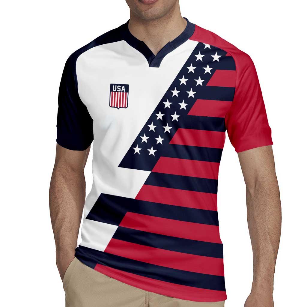 Custom World Soccer United States 2026 Rugby Jersey Simple Stars and Stripes - Wonder Print Shop