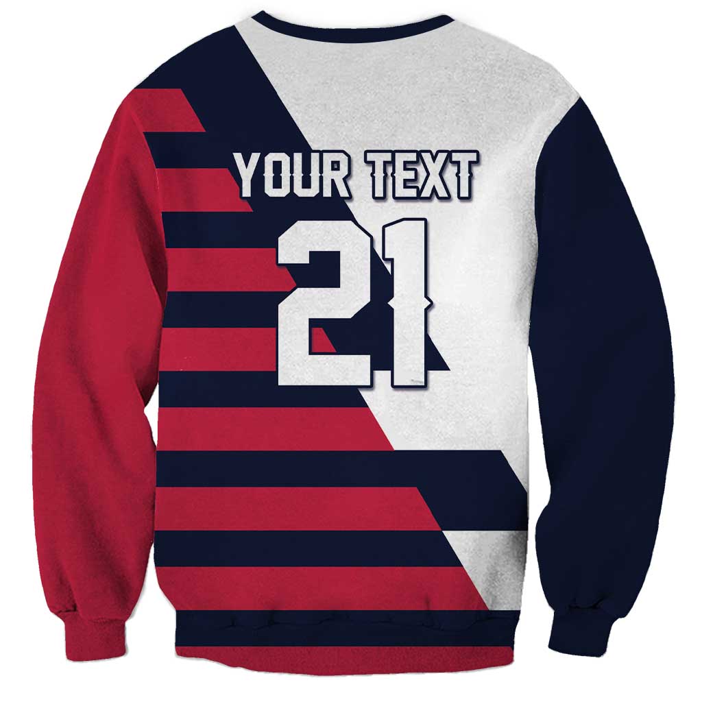 Custom World Soccer United States 2026 Sweatshirt Simple Stars and Stripes - Wonder Print Shop