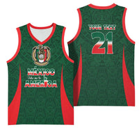 Custom Mexico Football Dream 2026 Basketball Jersey Aztec Take Me To America