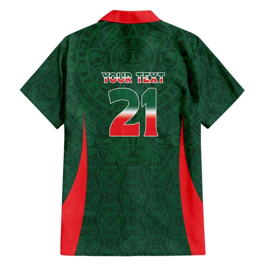 Custom Mexico Football Dream 2026 Hawaiian Shirt Aztec Take Me To America