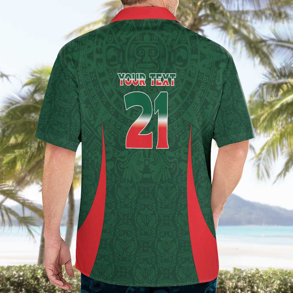 Custom Mexico Football Dream 2026 Hawaiian Shirt Aztec Take Me To America
