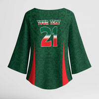 Custom Mexico Football Dream 2026 Kimono Sleeve Blouse Aztec Take Me To America