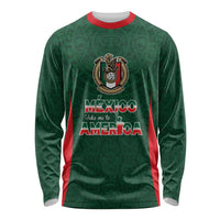 Custom Mexico Football Dream 2026 Long Sleeve Shirt Aztec Take Me To America