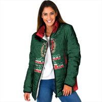 Custom Mexico Football Dream 2026 Padded Jacket Aztec Take Me To America