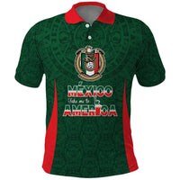 Custom Mexico Football Dream 2026 Polo Shirt Aztec Take Me To America