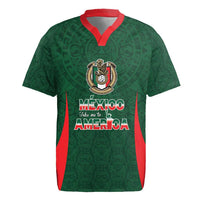 Custom Mexico Football Dream 2026 Rugby Jersey Aztec Take Me To America