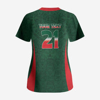 Custom Mexico Football Dream 2026 Scrub Top Aztec Take Me To America