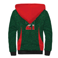 Custom Mexico Football Dream 2026 Sherpa Hoodie Aztec Take Me To America