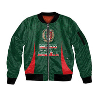 Custom Mexico Football Dream 2026 Sleeve Zip Bomber Jacket Aztec Take Me To America