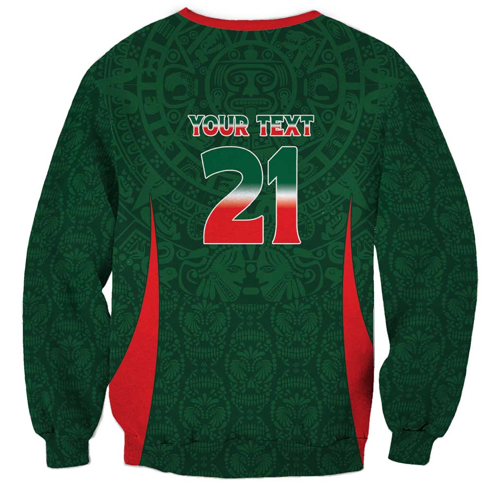 Custom Mexico Football Dream 2026 Sweatshirt Aztec Take Me To America