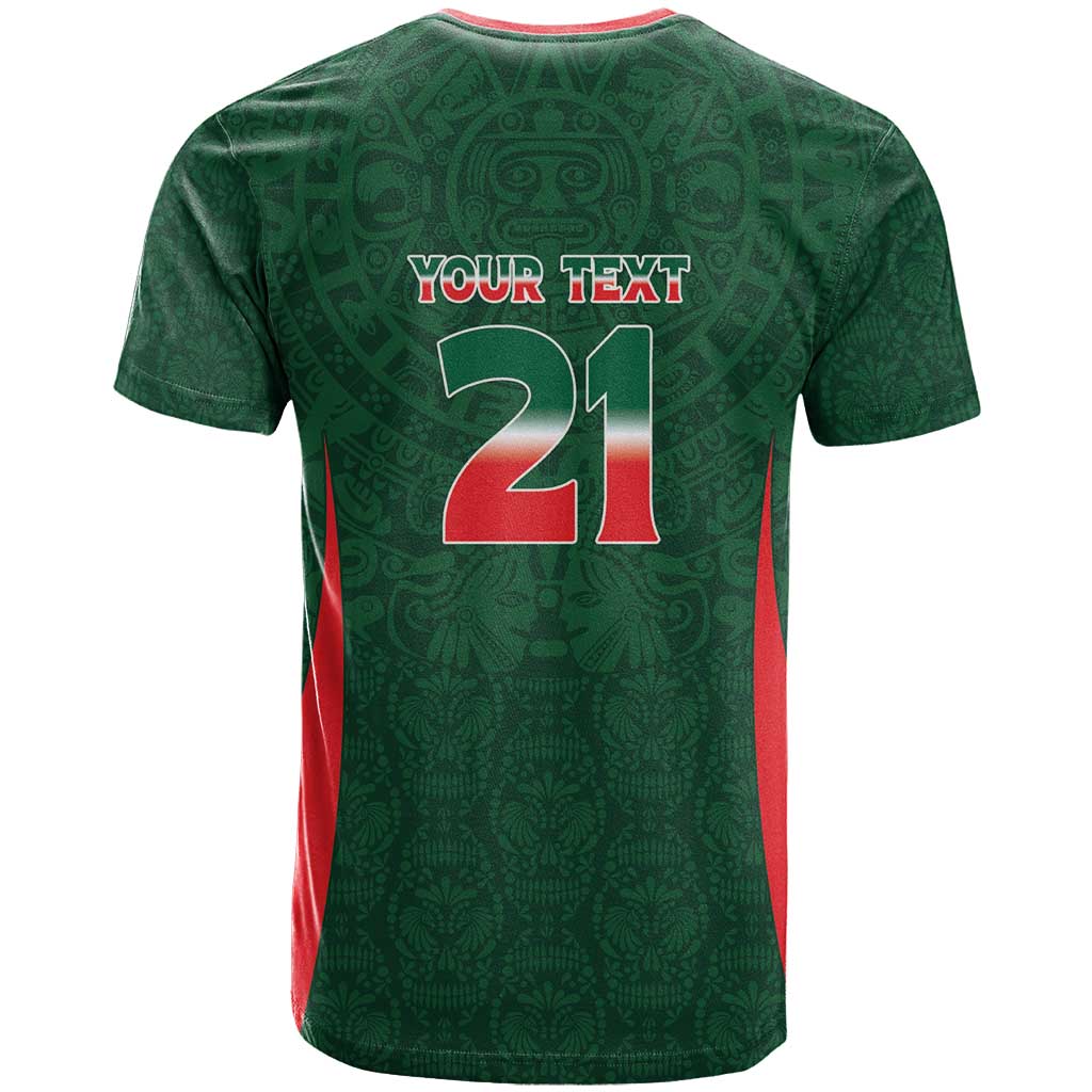 Custom Mexico Football Dream 2026 T Shirt Aztec Take Me To America