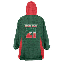Custom Mexico Football Dream 2026 Wearable Blanket Hoodie Aztec Take Me To America