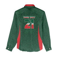 Custom Mexico Football Dream 2026 Women Casual Shirt Aztec Take Me To America