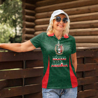 Custom Mexico Football Dream 2026 Women Polo Shirt Aztec Take Me To America