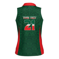 Custom Mexico Football Dream 2026 Women Sleeveless Polo Shirt Aztec Take Me To America