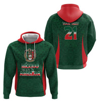 Custom Mexico Football Dream 2026 Zip Hoodie Aztec Take Me To America