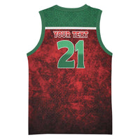 Custom Morocco Football Dream 2026 Basketball Jersey Atlas Lions Journey To America