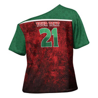 Custom Morocco Football Dream 2026 Cross Shoulder Shirt Atlas Lions Journey To America