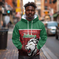 Custom Morocco Football Dream 2026 Hoodie Atlas Lions Journey To America