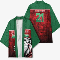 Custom Morocco Football Dream 2026 Kimono Atlas Lions Journey To America
