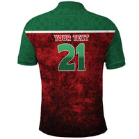 Custom Morocco Football Dream 2026 Polo Shirt Atlas Lions Journey To America