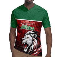 Custom Morocco Football Dream 2026 Rugby Jersey Atlas Lions Journey To America